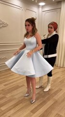 رنا رئيس في بروفة ترتدي فستان زفاف