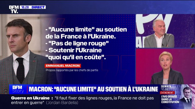 Guerre en Ukraine: On a un président va-t-en-guerre qui a fait des déclarations imprudentes , pour Clémentine Autain (LFI)