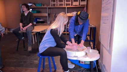 We try a FREE pottery class at a brand new ‘hobby house’ in Manchester city centre