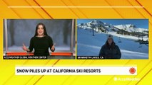 Snow piles up at California ski resorts