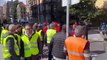 Chivite 'escapa' del Parlamento ante las protestas de los agricultores en Pamplona