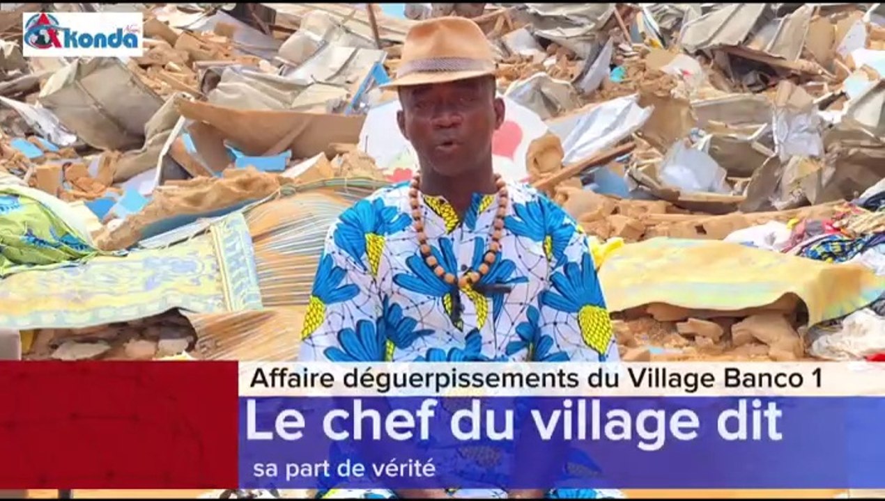 Déguerpissement à Gesco: le chef du village se prononce