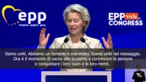 Europee, von der Leyen candidata per il Ppe: Vinciamo queste elezioni