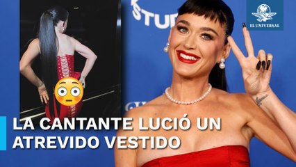 Katy Perry sorprende con atrevido vestido en los Billboard Women in Music