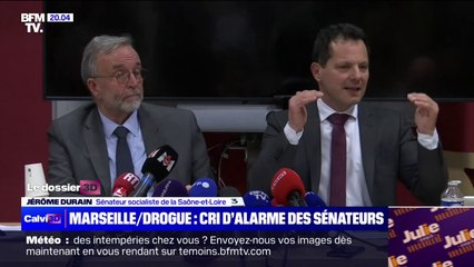 Commission d'enquête sur le narcotrafic: "On a des adversaires qui sont extrêmement puissants", assure le sénateur socialiste Jérôme Durain