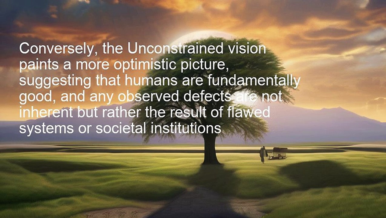 "Exploring Humanity's Dichotomy: Sowell's Perspectives"