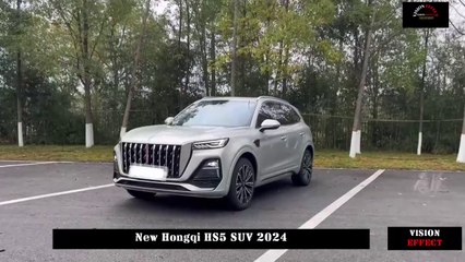 Received Engine Power and Transmission Upgrades, New Hongqi HS5 SUV 2024
