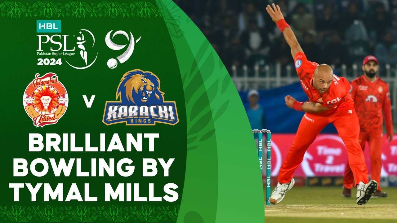 Brilliant Bowling By Tymal Mills | Islamabad United vs Karachi Kings | Match 24 | HBL PSL 9 | M1Z2U