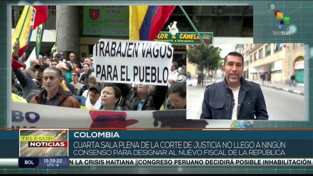 Colombia sin consenso para elegir nuevo Fiscal