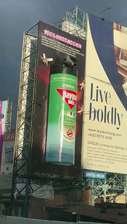 Baygon Billboard Turns Heads
