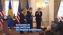 Nurmmer 32. Schweden ist NATO-Mitglied