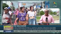 Denuncian abusos contra la mujer trabajadora en El Salvador