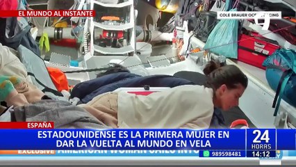 España: Estadounidense es la primera mujer en dar la vuelta al mundo a bordo de su velero