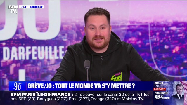 Grèves pendant les Jeux Olympiques: On ne s'interdit rien , assure Julien Troccaz (secrétaire fédéral SUD-Rail)