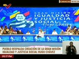 Caracas | Ciudadanos respaldan la creación de la Misión Igualdad y Justicia Social Hugo Chávez