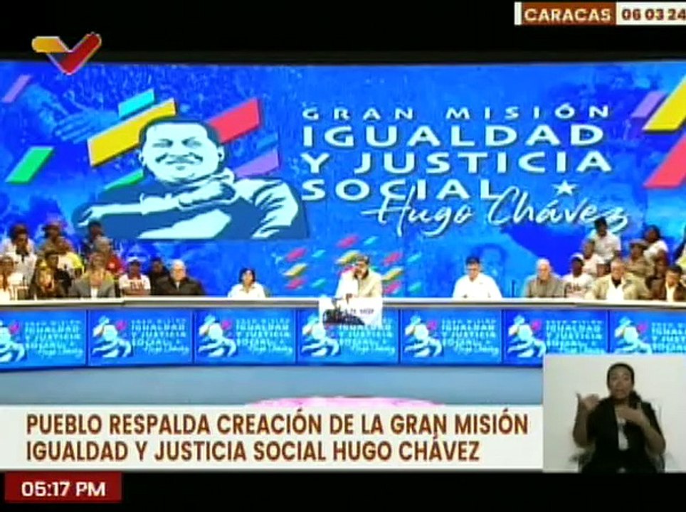 Caracas | Ciudadanos respaldan la creación de la Misión Igualdad y Justicia Social Hugo Chávez