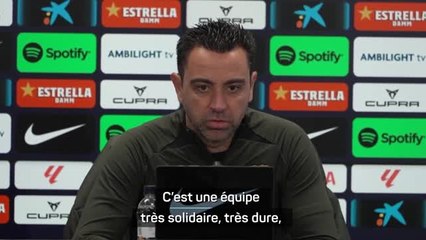 Barça - Xavi : "Majorque, un adversaire très fort défensivement"