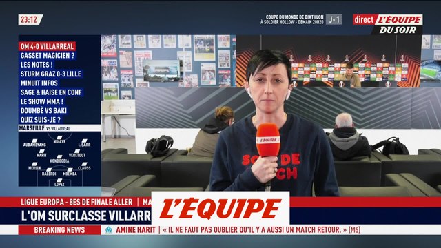 Candice Rolland revient sur la large victoire de l'OM face à Villarreal - Foot - Ligue Europa