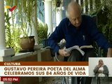 Venezolanos celebran los 84 años de vida del poeta del alma Gustavo Pereira