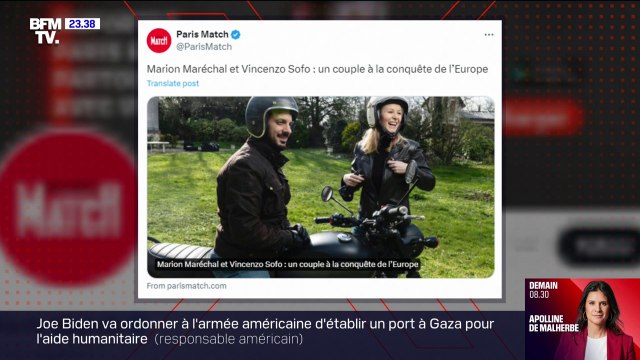 LA BANDE PREND LE POUVOIR - Marion Maréchal prend la pose dans Paris Match