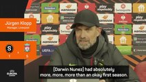 Klopp heaps praise on red hot Nunez