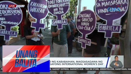 Iba't-ibang grupo ng kababaihan, magsasagawa ng mga aktibidad ngayong International Women's Day | UB
