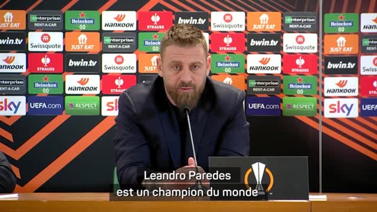 AS Roma - De Rossi : "Paredes, la classe mondiale"