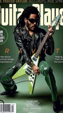KRAVPRESS MAGAZINE ON LENNY KRAVITZ FOR GUITAR PLAYER MAGAZINE