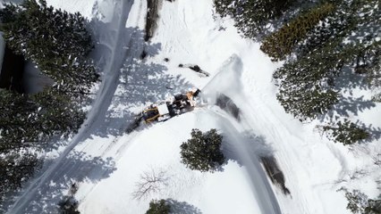 Snow Removed After Epic Sierra Nevada Storm