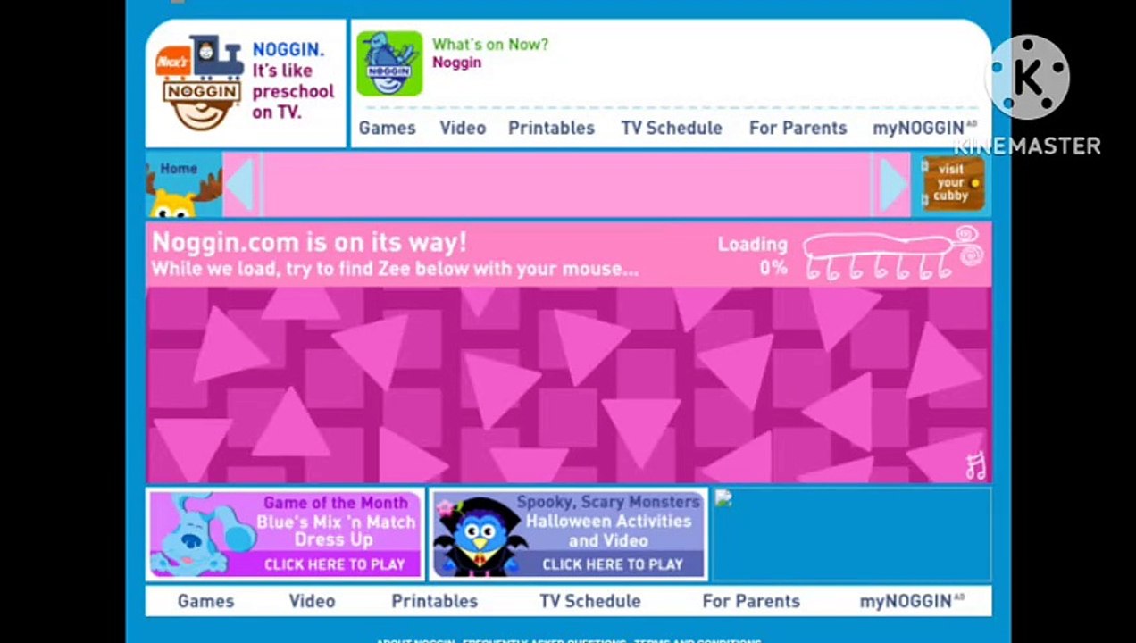 Noggin Spooky Scary Monsters Banner (October 2006-2007)