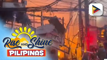 Residential area sa San Roque, Quezon City, nasusunog