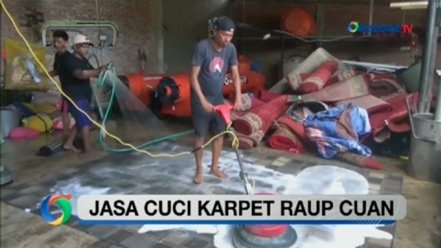 Jelang Ramadhan, Jasa Cuci Karpet Raup Cuan