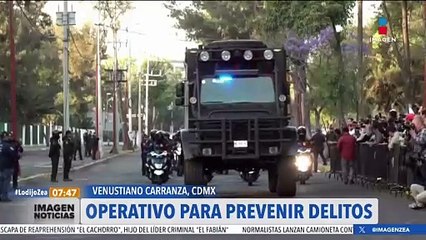 Arranca operativo para la prevención de delitos en la alcaldía Venustiano Carranza