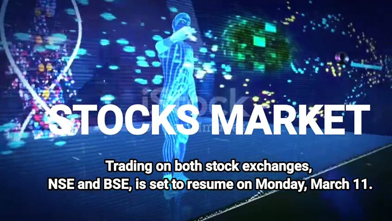 Stock market today Stock market holiday today BSE, NSE to remain