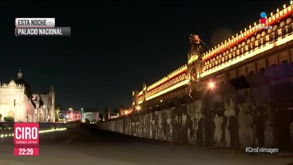 Blindan Palacio Nacional a unas horas de la marcha programada del 8M