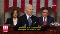 Biden critica a Donald Trump en discurso del Estado de la Unión