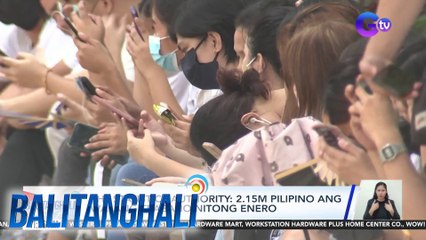 Philippine Statistics Authority: 2.15M Pilipino ang walang trabaho nitong Enero | BT
