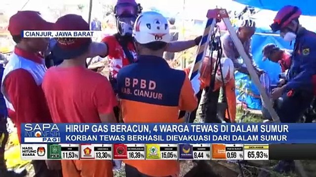 Hirup Gas Beracun, 4 Warga Tewas dalam Sumur di Kampung Panahegan Cianjur!
