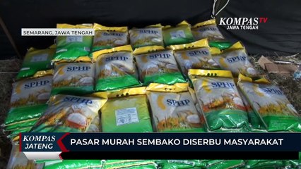Pasar Murah Sembako Diserbu Masyarakat