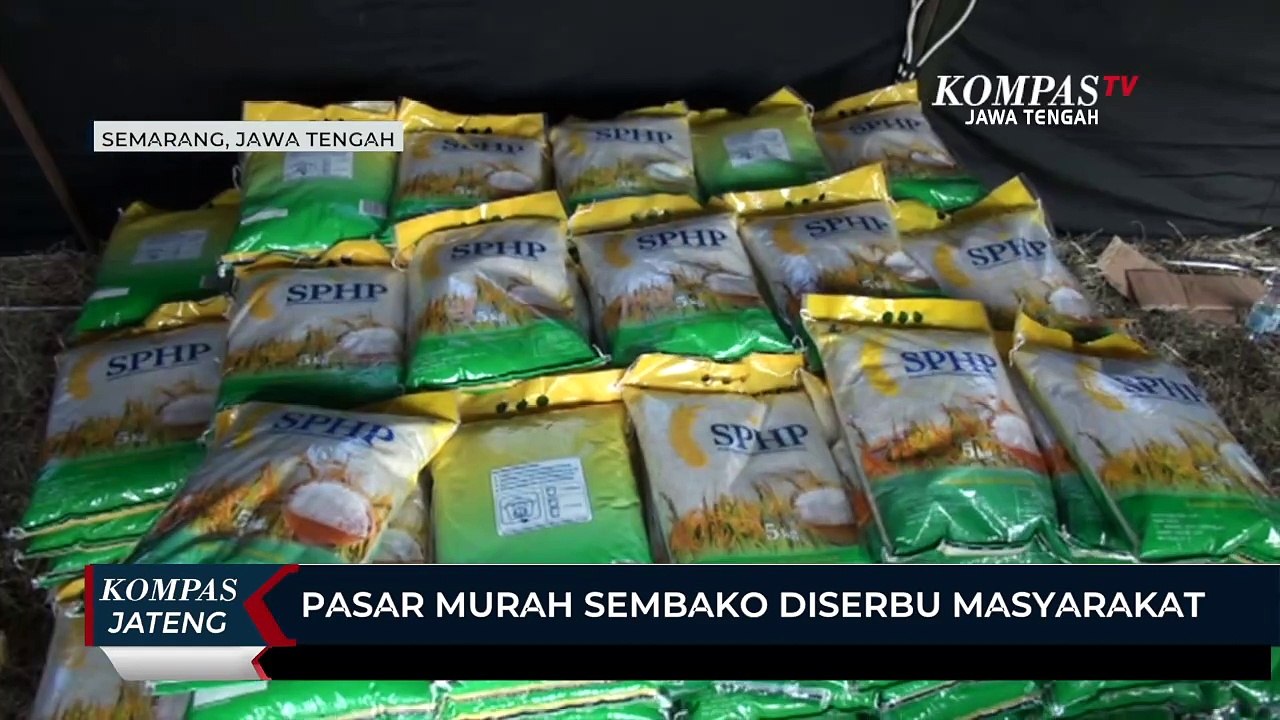 Pasar Murah Sembako Diserbu Masyarakat