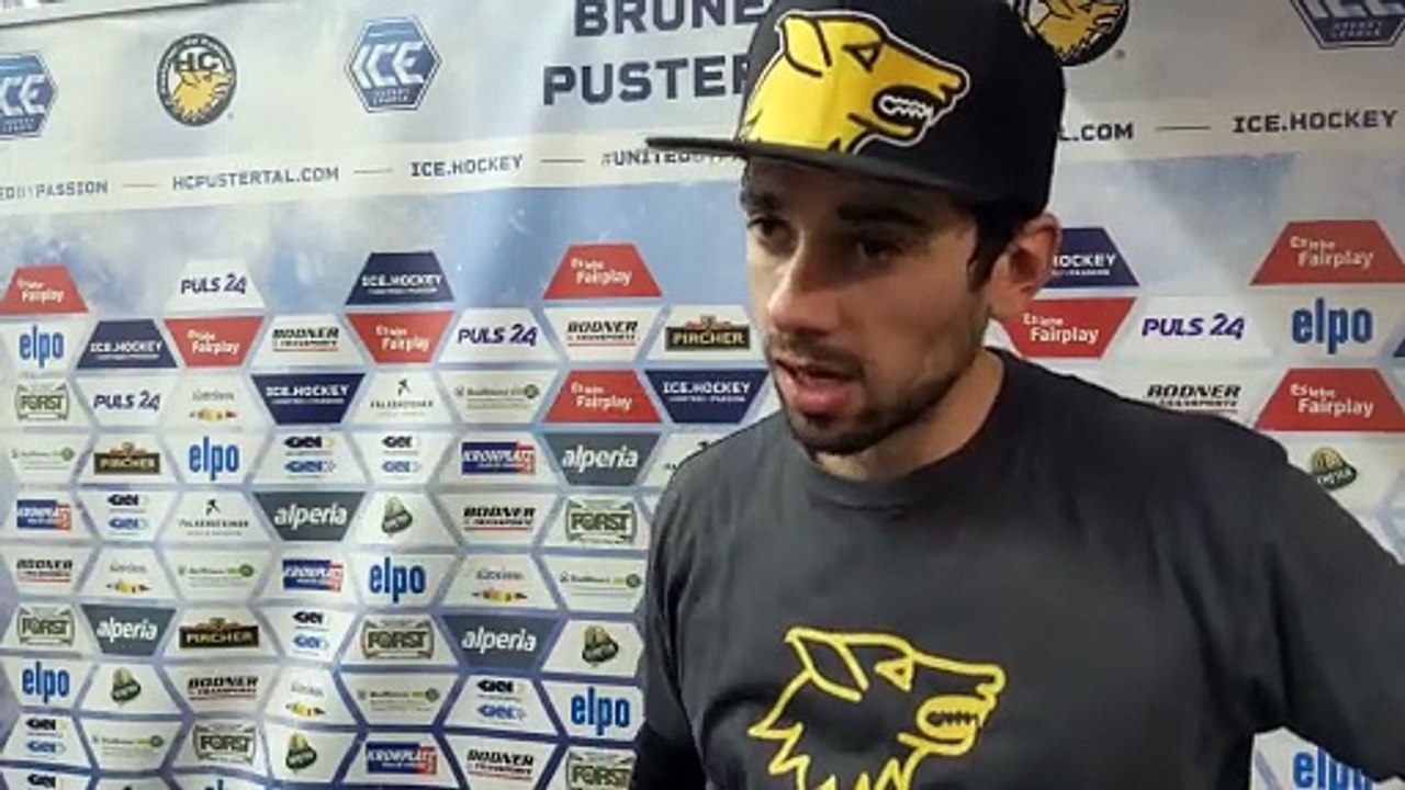 Raphael Andergassen (PUS) nach dem Sieg gegen Fehervar