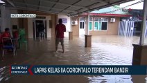 Akibat Diguyur Hujan Deras, Lapas Kelas IIA Gorontalo Terendam Banjir