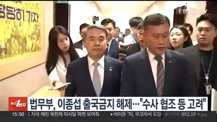 법무부, 이종섭 출국금지 해제…"수사 협조 등 고려"