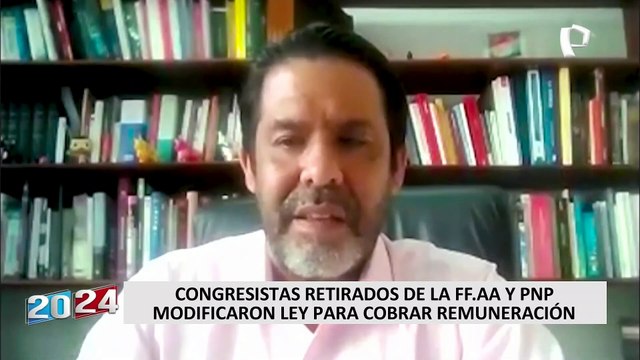 Congresistas retirados de la FF.AA. y PNP modificaron ley para cobrar pensión y sueldo como parlamentarios