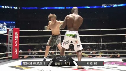 2015.12.31. (100) 1 Teodoras Aukstuolis - King Mo [Rizin Fighting World Grand Prix 2015]