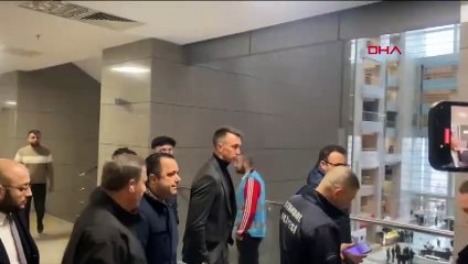 Galatasaray'ın kaptanı Fernando Muslera, Seçil Erzan’ın duruşmasına katılmak için İstanbul Adliyesi'nde