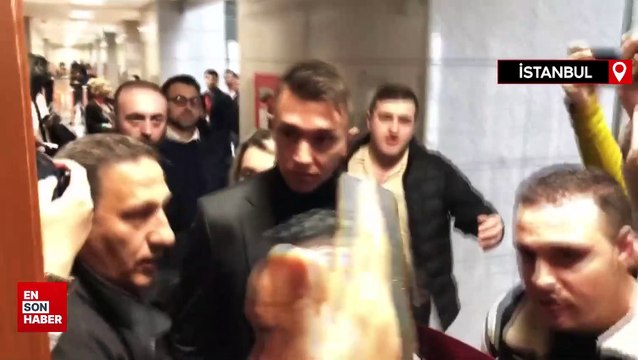 Muslera, Seçil Erzan’ın duruşmasına katılmak için mahkeme salonuna geldi