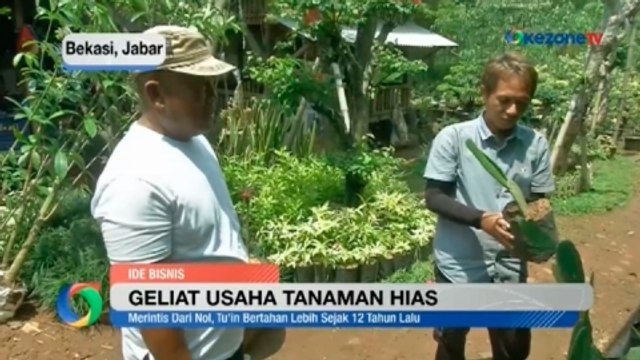 Berawal dari Kuli Taman, Pria Paruh Baya Kembangkan Usaha Tanaman Hias