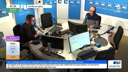Le collège de Guilherand-Granges rebaptisé pour la  journée internationale des droits des femmes