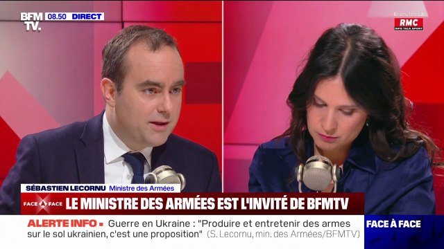 Réunion sur l'Ukraine à l'Élysée: C'est dommage que ce bon débat prenne cette tournure affirme Sébastien Lecornu, ministre des Armées